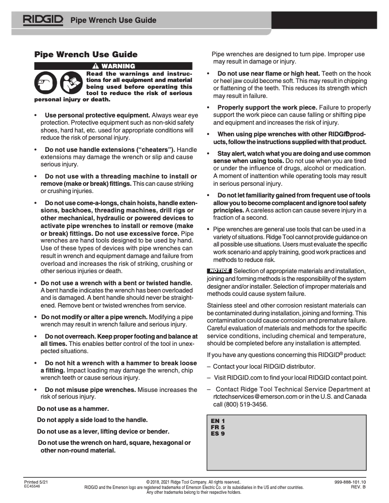 Image de la première page du manuel de l'appareil E-924