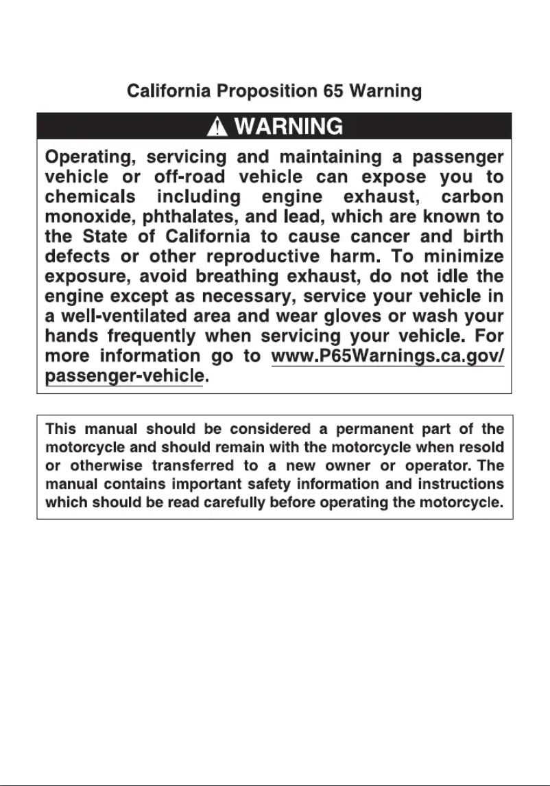 Image de la première page du manuel de l'appareil VL 800 (2020)