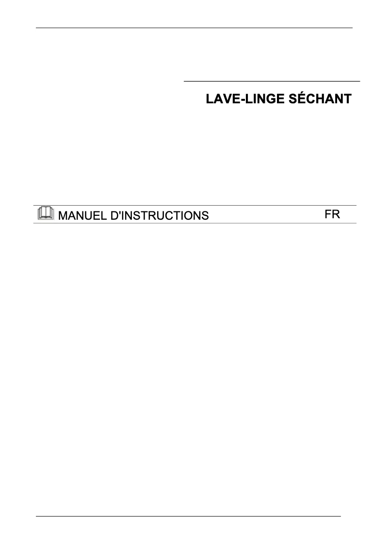 Page 1 de la notice Manuel utilisateur Whirlpool AWZ 612 WP