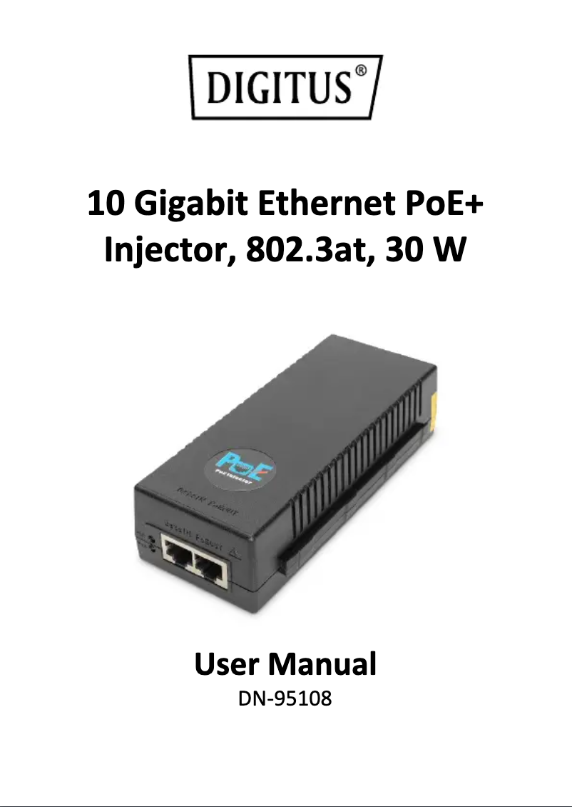 Page n°1 - Manuel utilisateur Digitus DN-95108