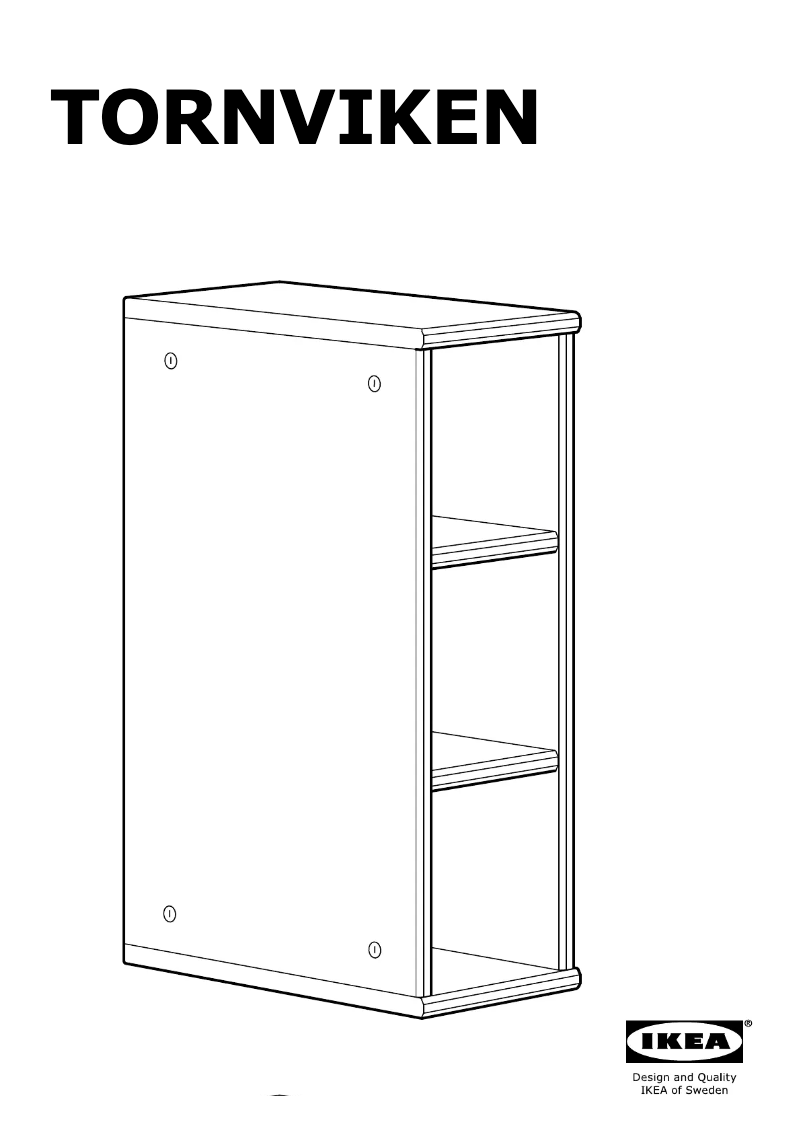 Image de la première page du manuel de l'appareil TORNVIKEN (20x37x60)
