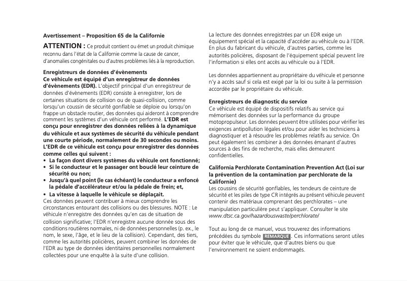 Page 1 de la notice Manuel utilisateur Acura ILX Hybrid (2015)
