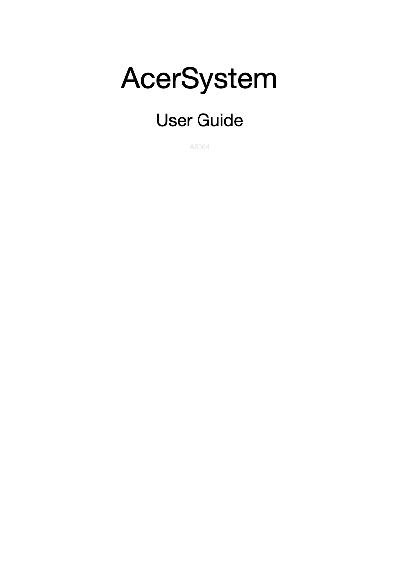 Image de la première page du manuel de l'appareil Veriton 4 M4630G
