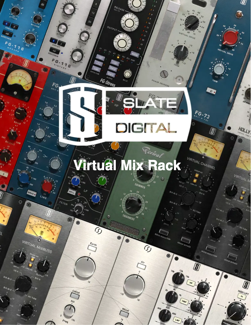 Page 1 de la notice Manuel utilisateur Slate Digital Virtual Mix Rack