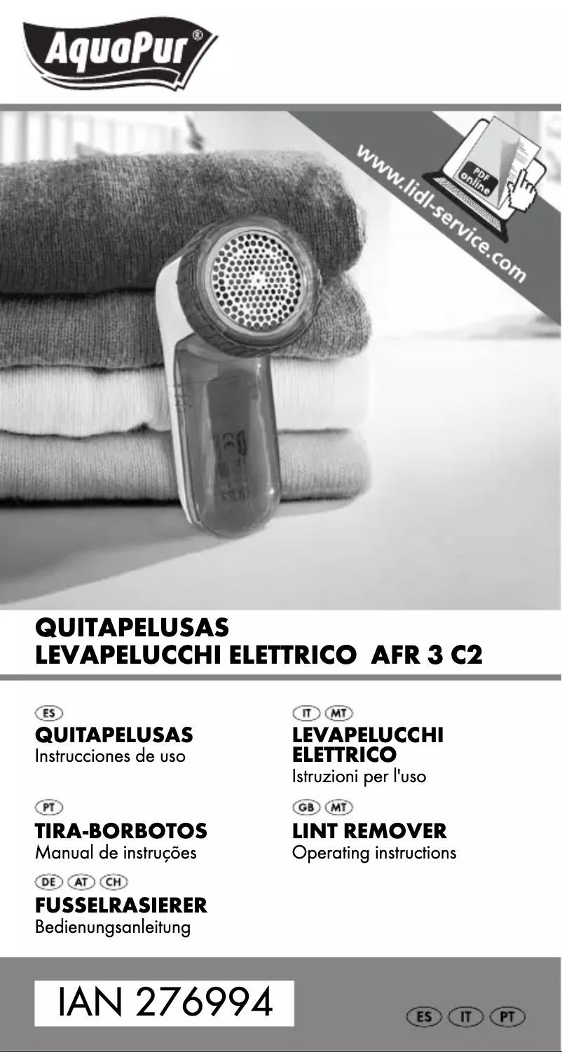 Image de la première page du manuel de l'appareil AFR 3 C2