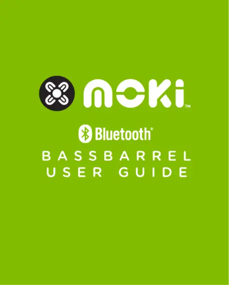 Image de la première page du manuel de l'appareil BassBarrel