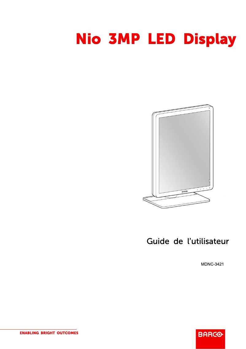 Image de la première page du manuel de l'appareil Nio Color 3MP MDNC-3421