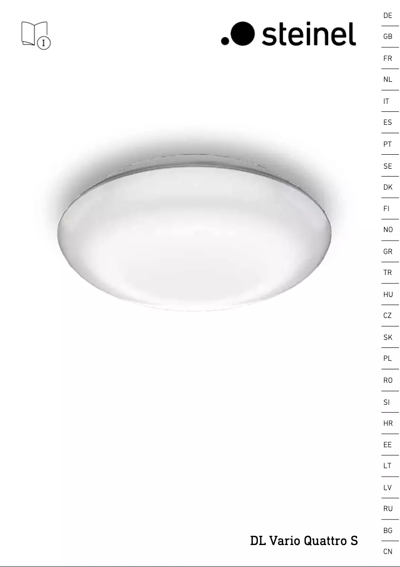 Image de la première page du manuel de l'appareil DL Vario Quattro LED