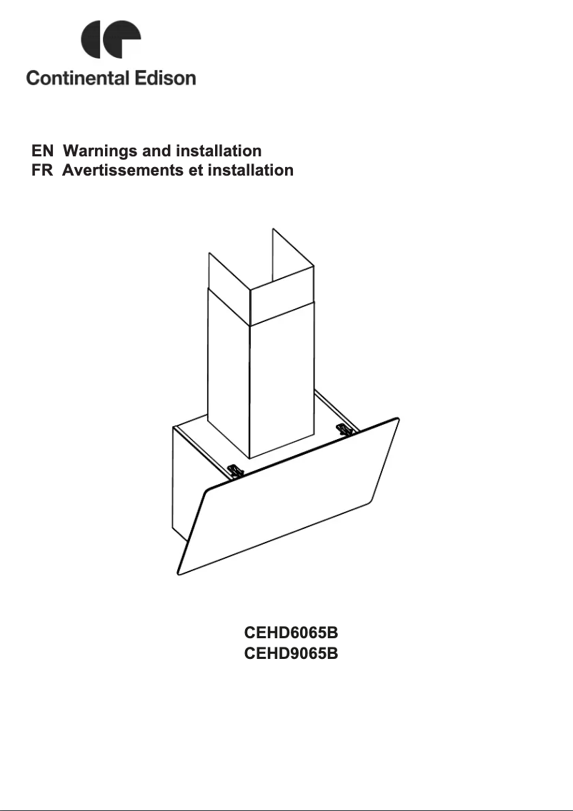 Page n°1 - Manuel utilisateur Continental Edison CEHD6065B