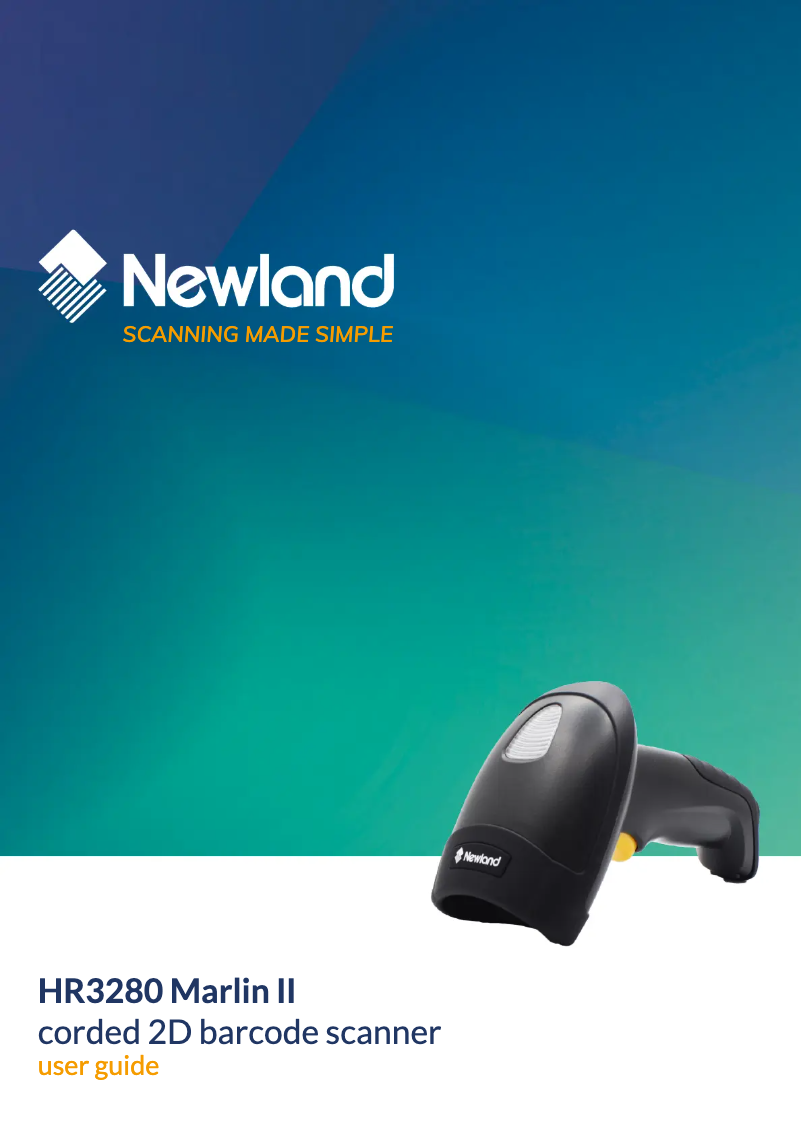 Page 1 de la notice Manuel utilisateur Newland HR32 Marlin II