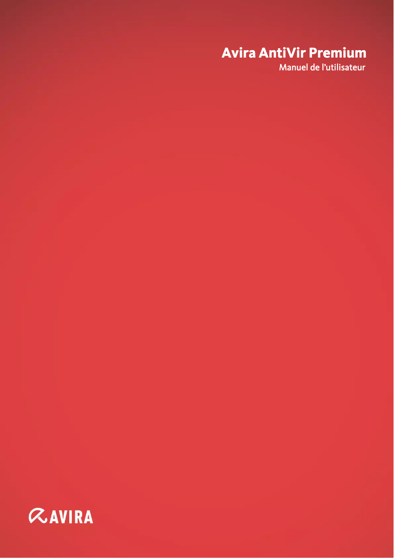 Page n°1 - Manuel utilisateur Avira AntiVir Premium