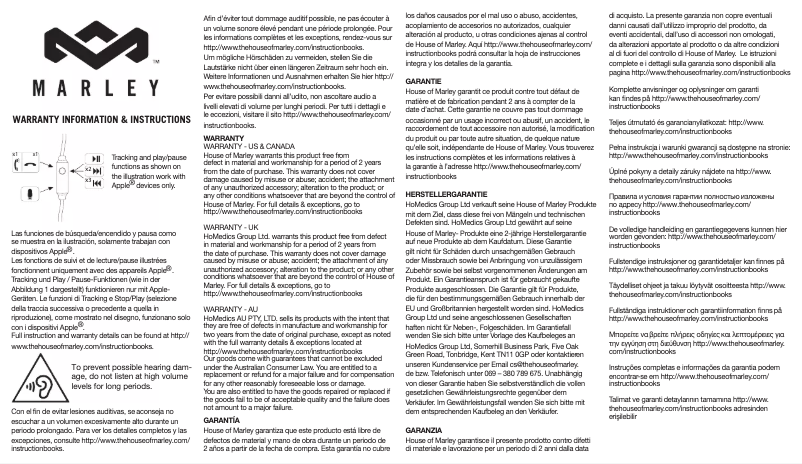 Image de la première page du manuel de l'appareil Positive Vibration 2.0