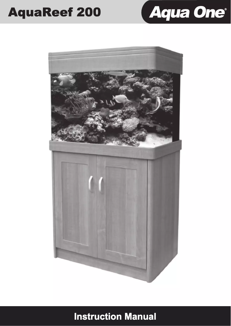 Page 1 de la notice Manuel utilisateur Aqua One AquaReef 200