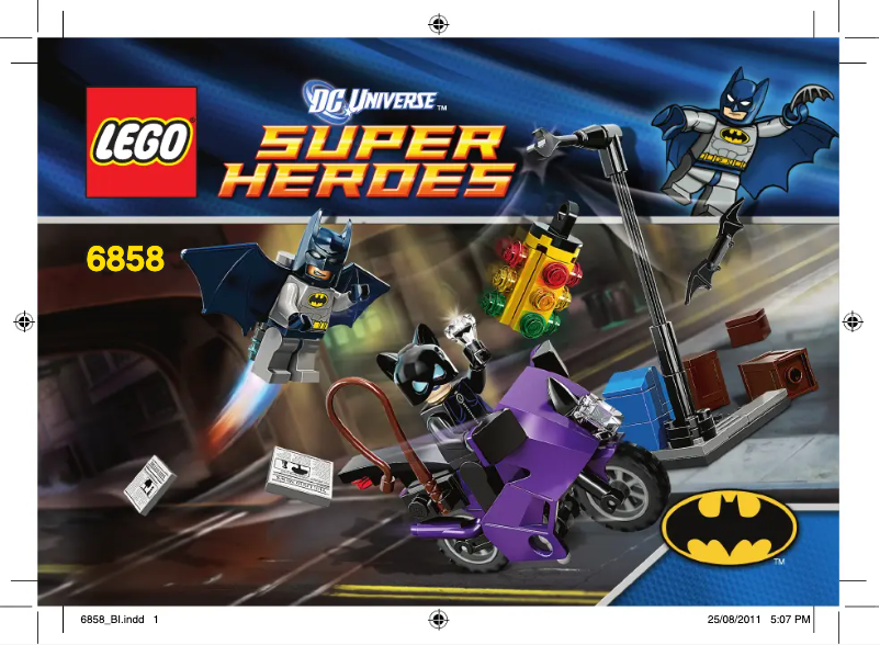 Page n°1 - Manuel utilisateur Lego Catwoman Catcycle City Chase