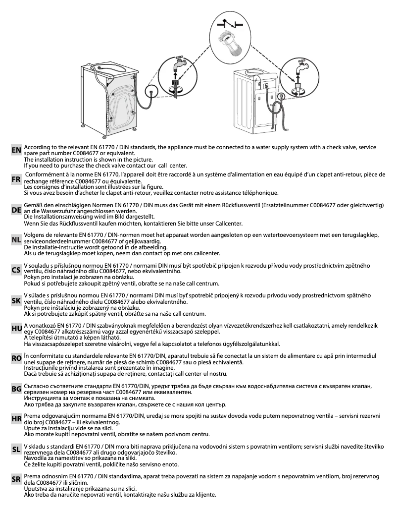 Image de la première page du manuel de l'appareil AQ104D497SD EU/B N