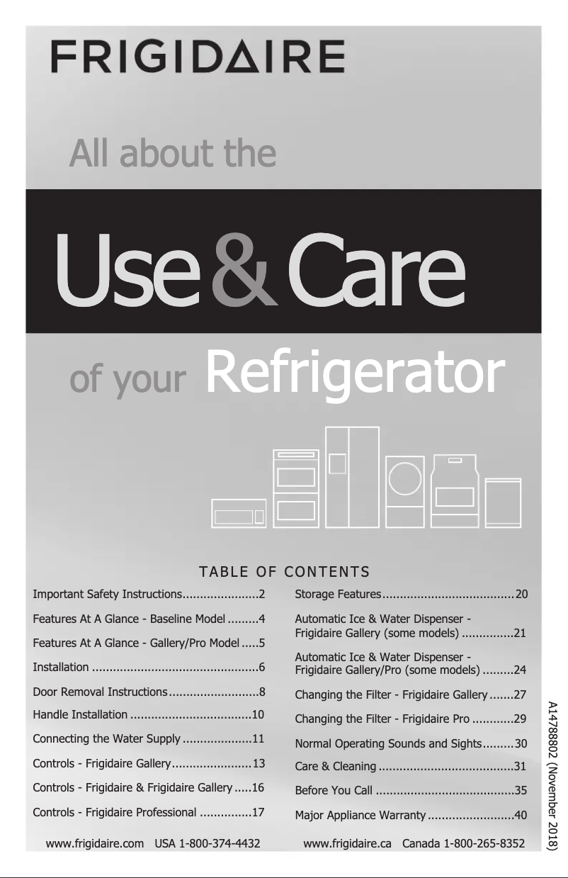 Image de la première page du manuel de l'appareil FPSC2278UF