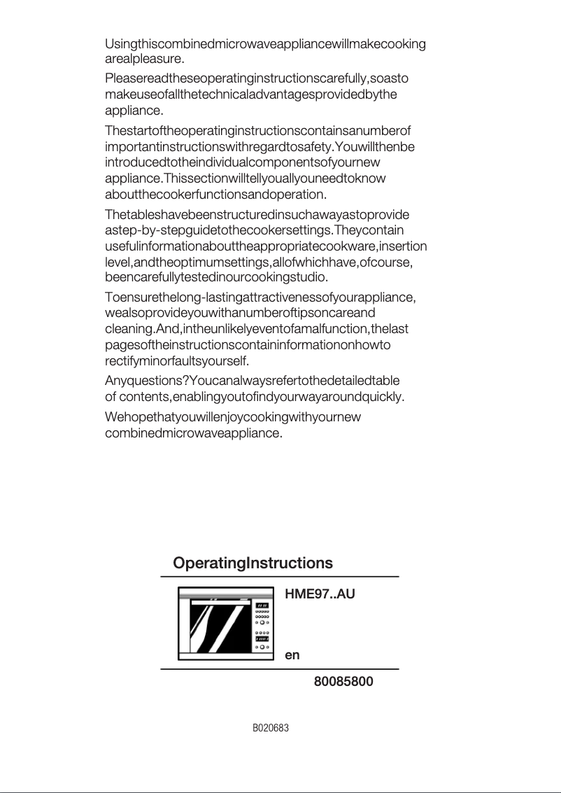 First page image of the manual for HME 9751