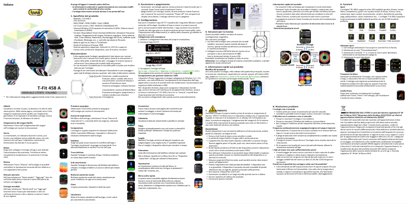 Image de la première page du manuel de l'appareil T-Fit 458 A