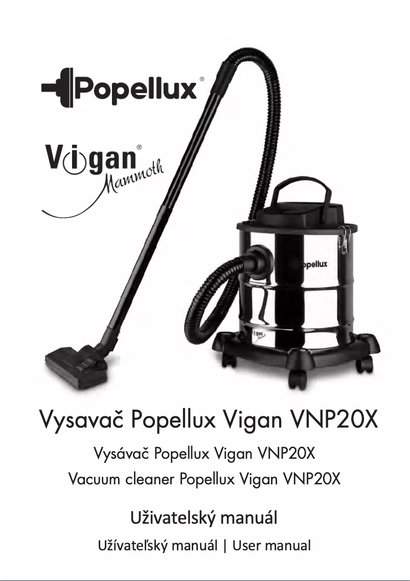 Page n°1 - Manuel utilisateur Vigan Mammoth VNP20X
