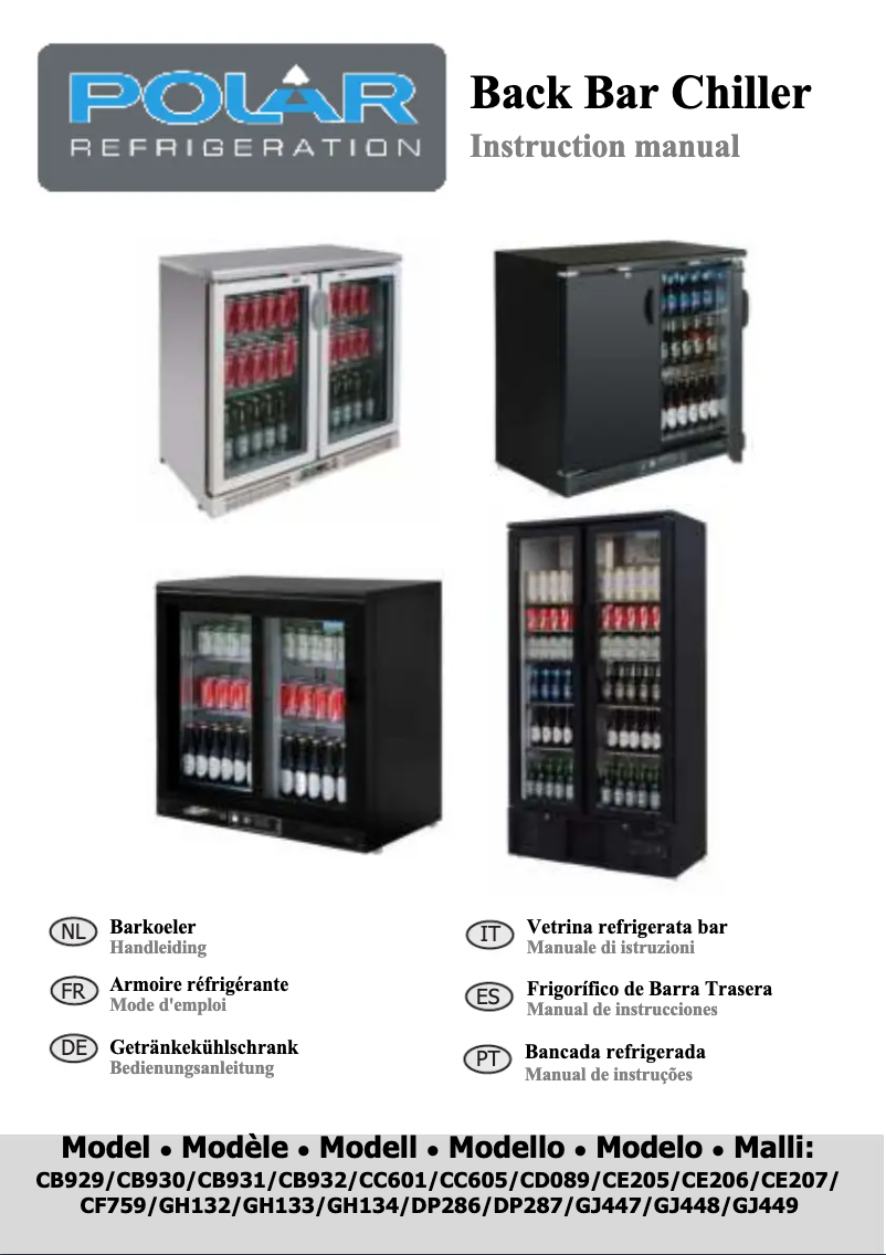 Page 1 de la notice Manuel utilisateur Polar GH131