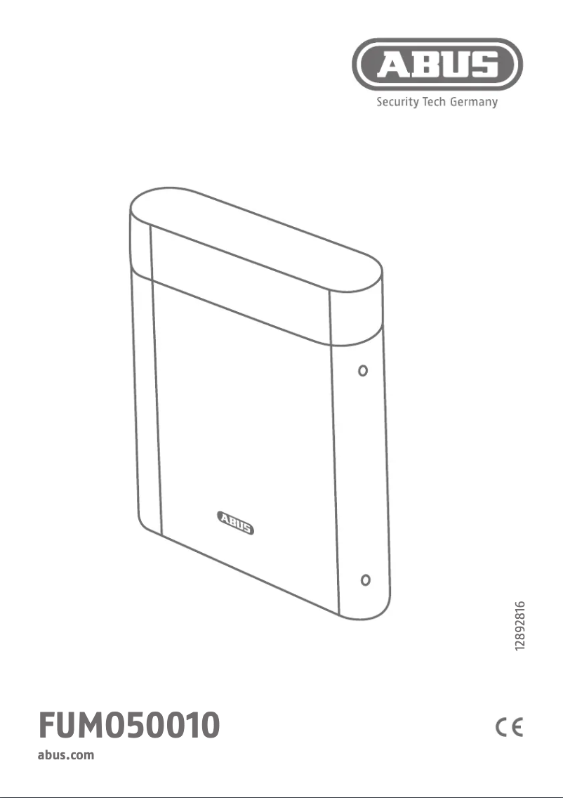 Page n°1 - Manuel utilisateur Abus FUMO50010