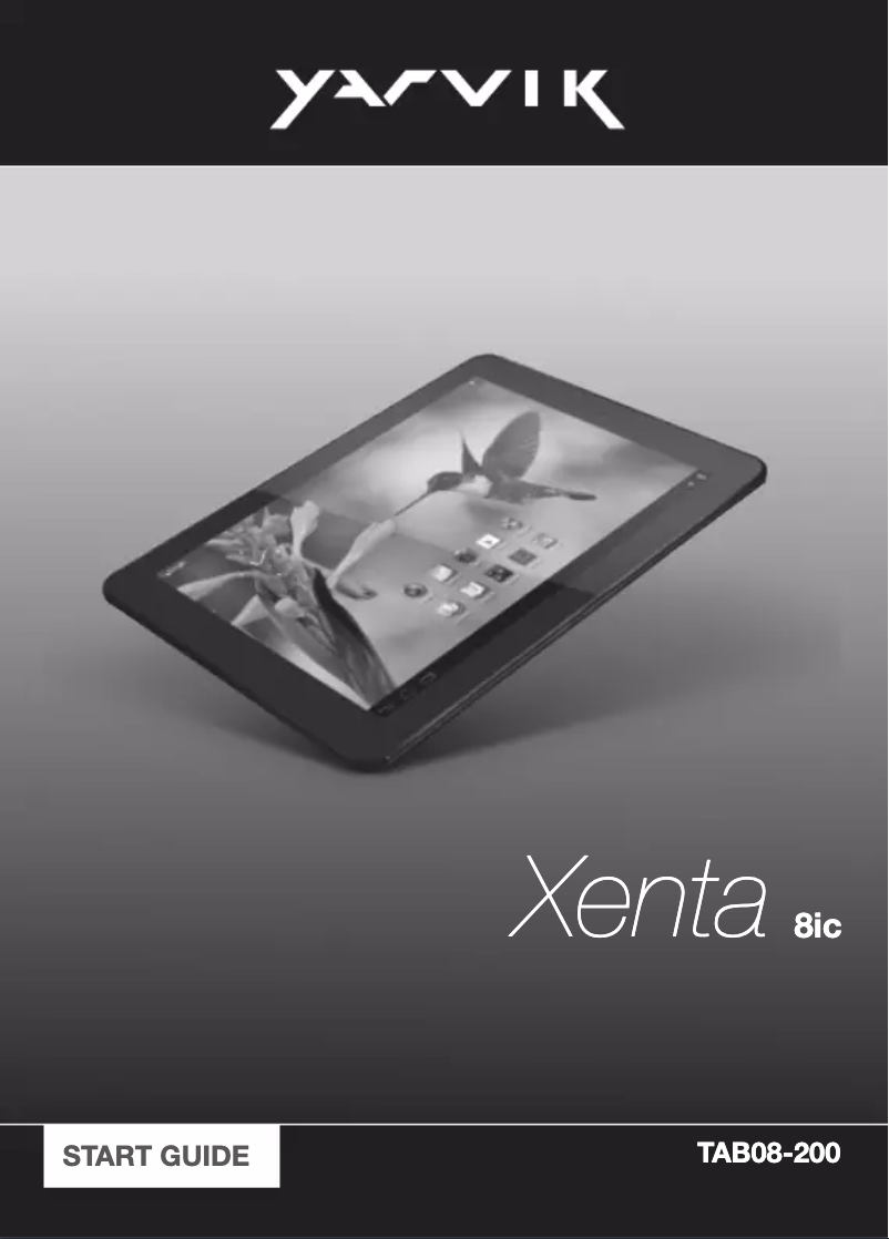 Image de la première page du manuel de l'appareil Xenta 8"