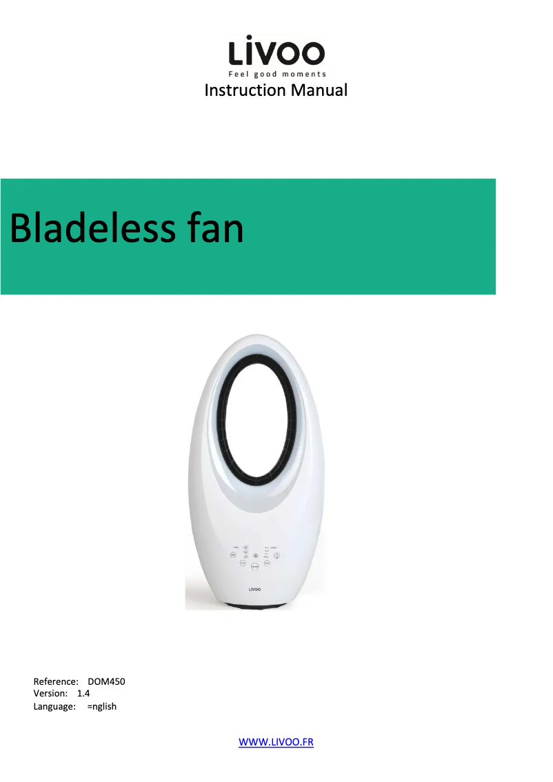 Imagen de la primera página del manual del dispositivo DOM450