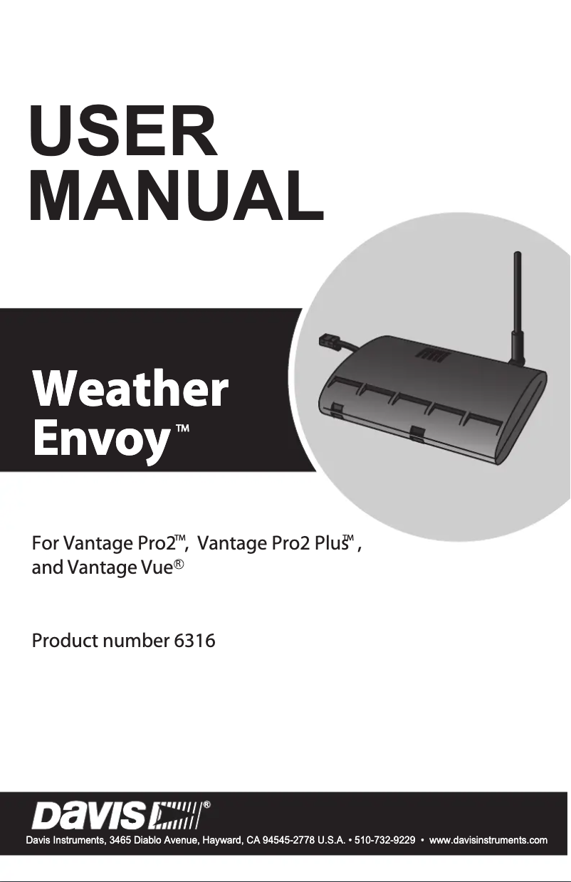 Image de la première page du manuel de l'appareil DAV-6316