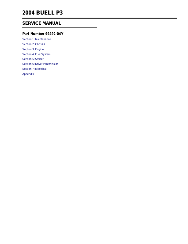 Image de la première page du manuel de l'appareil Blast (2004)