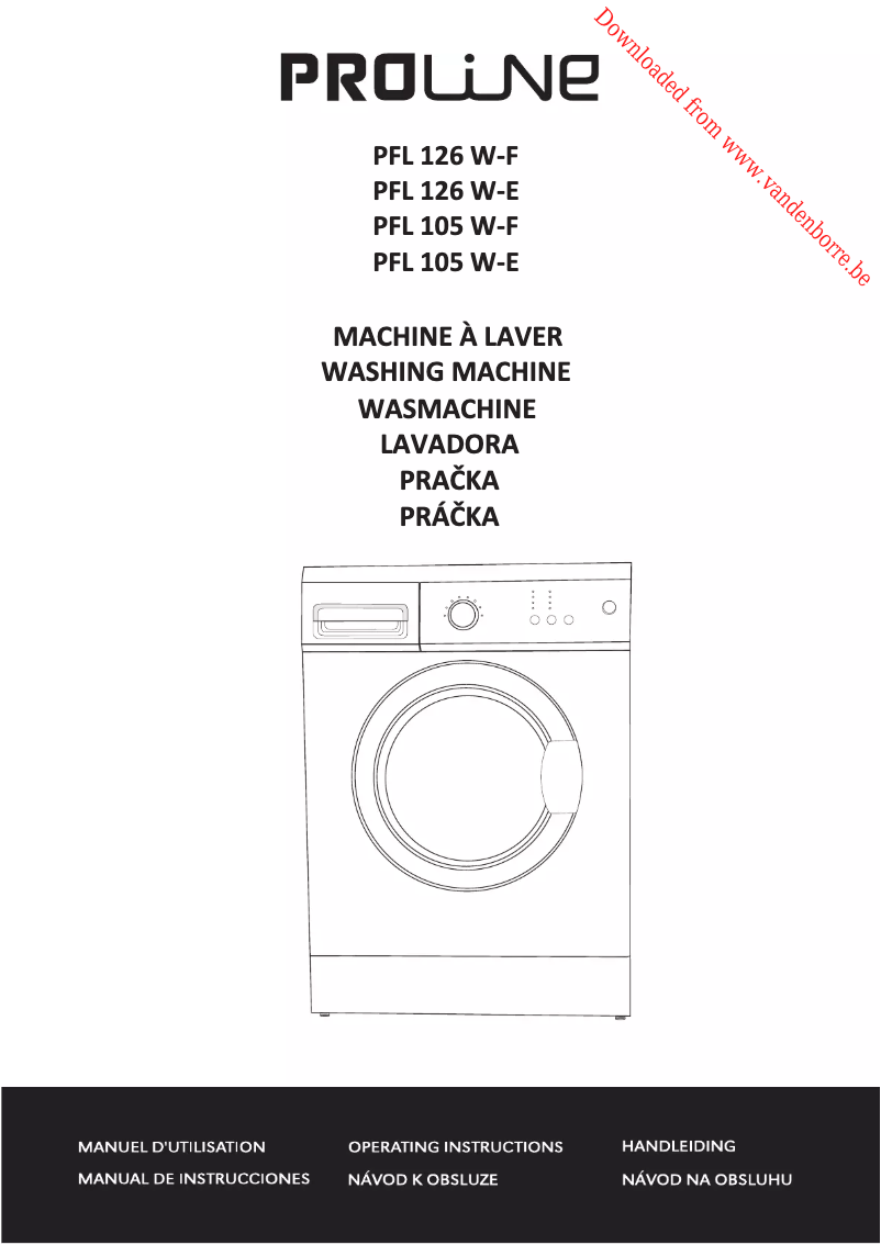 Imagen de la primera página del manual del dispositivo PFL 126 W-E