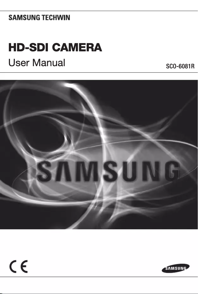 Image de la première page du manuel de l'appareil SCO-6081R