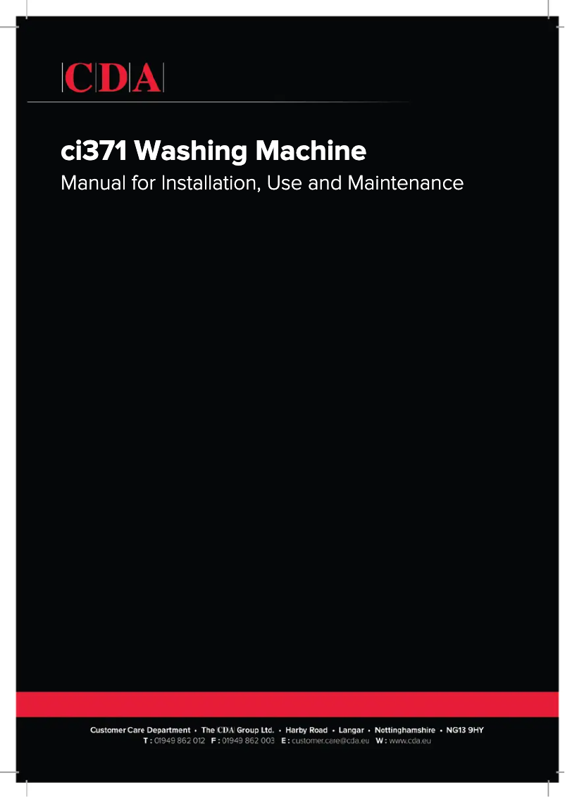 Imagen de la primera página del manual del dispositivo CI371