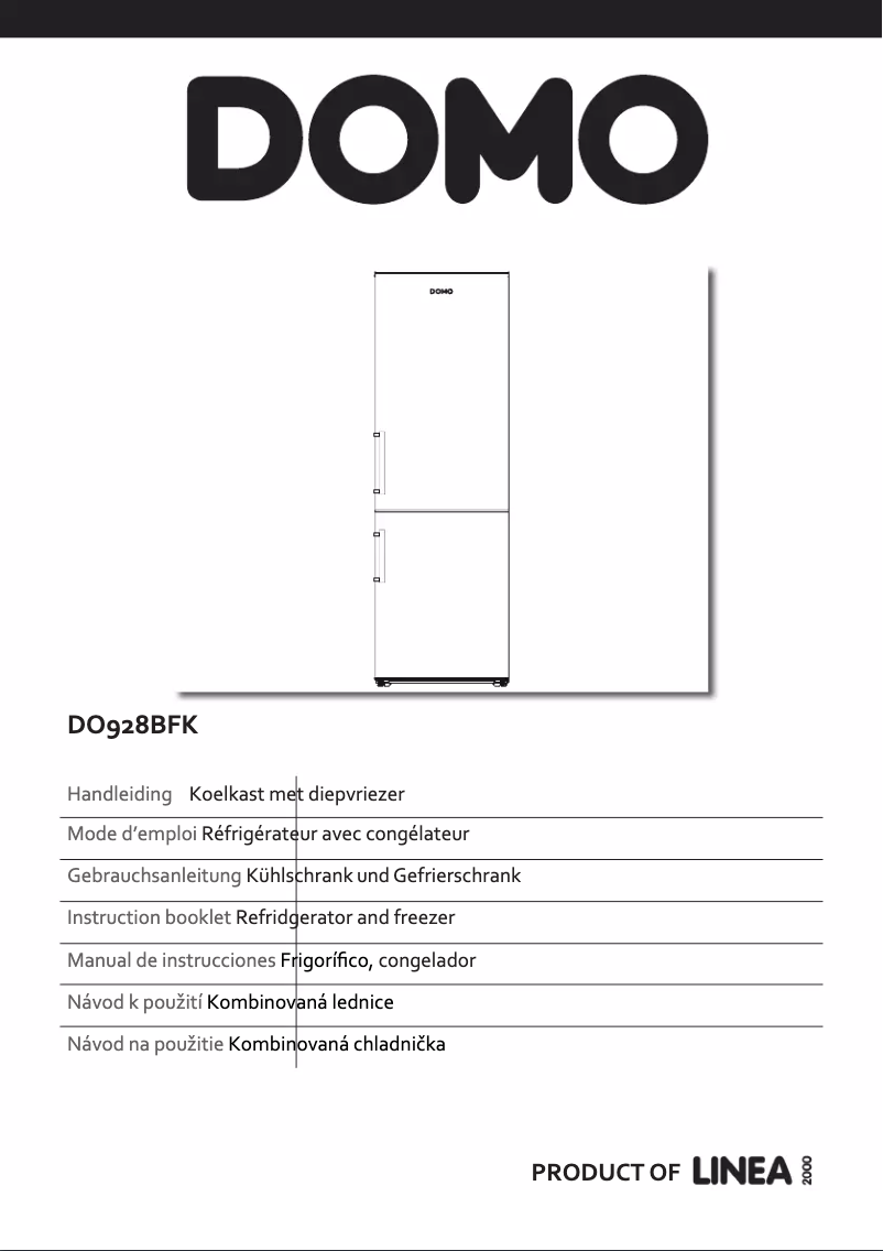 Page 1 de la notice Manuel utilisateur Domo DO928BFK