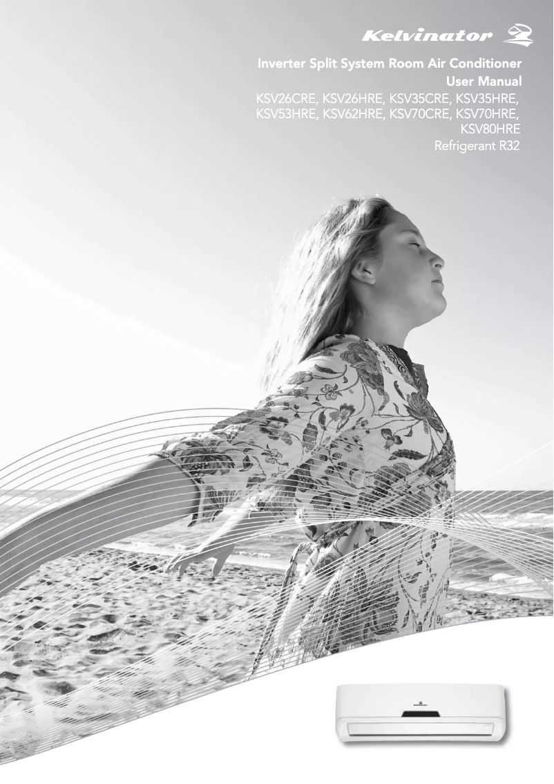 Page 1 de la notice Manuel utilisateur Kelvinator KSV70HRE
