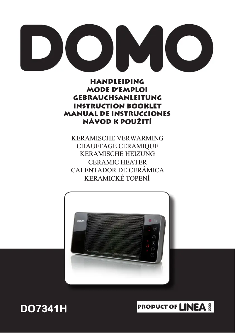 Page 1 de la notice Manuel utilisateur Domo DO7341H