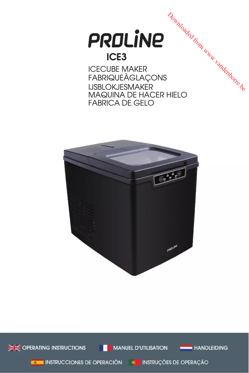 Image de la première page du manuel de l'appareil ICE3
