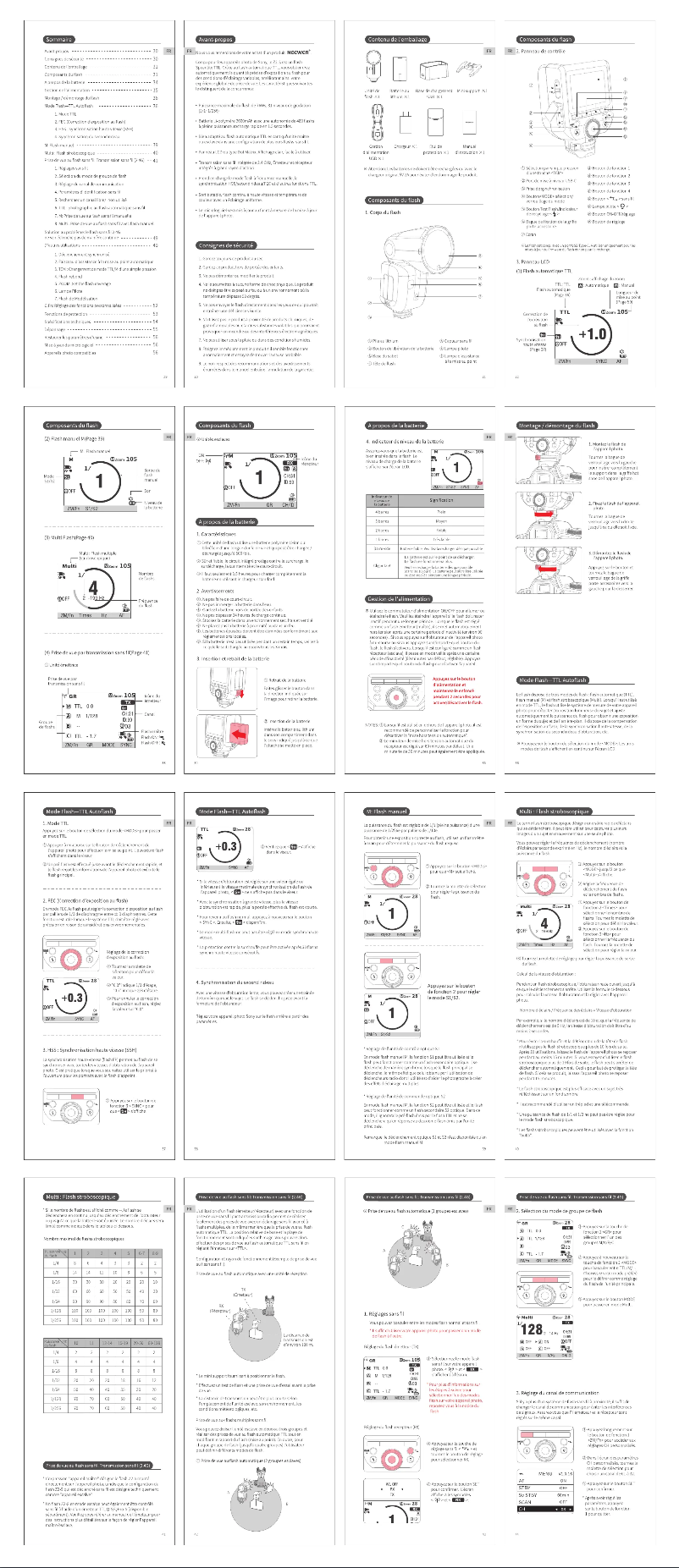 Page 1 de la notice Manuel utilisateur Neewer Z2-S