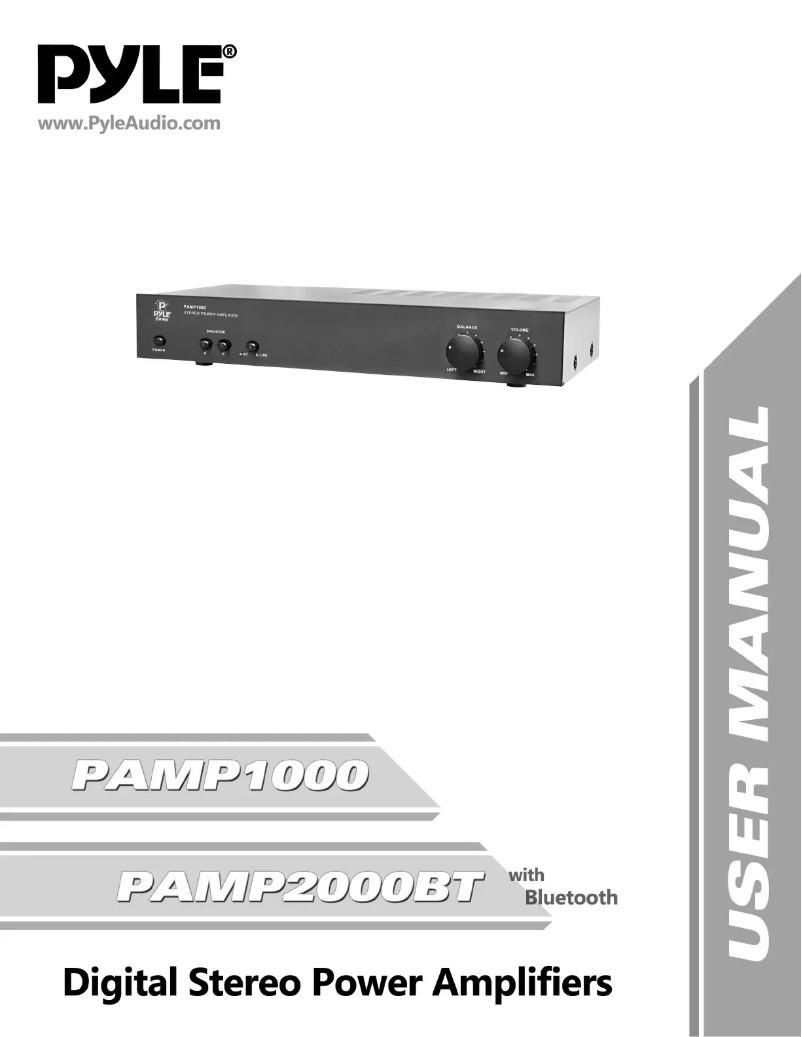 Page n°1 - Manuel utilisateur Pyle PAMP2000