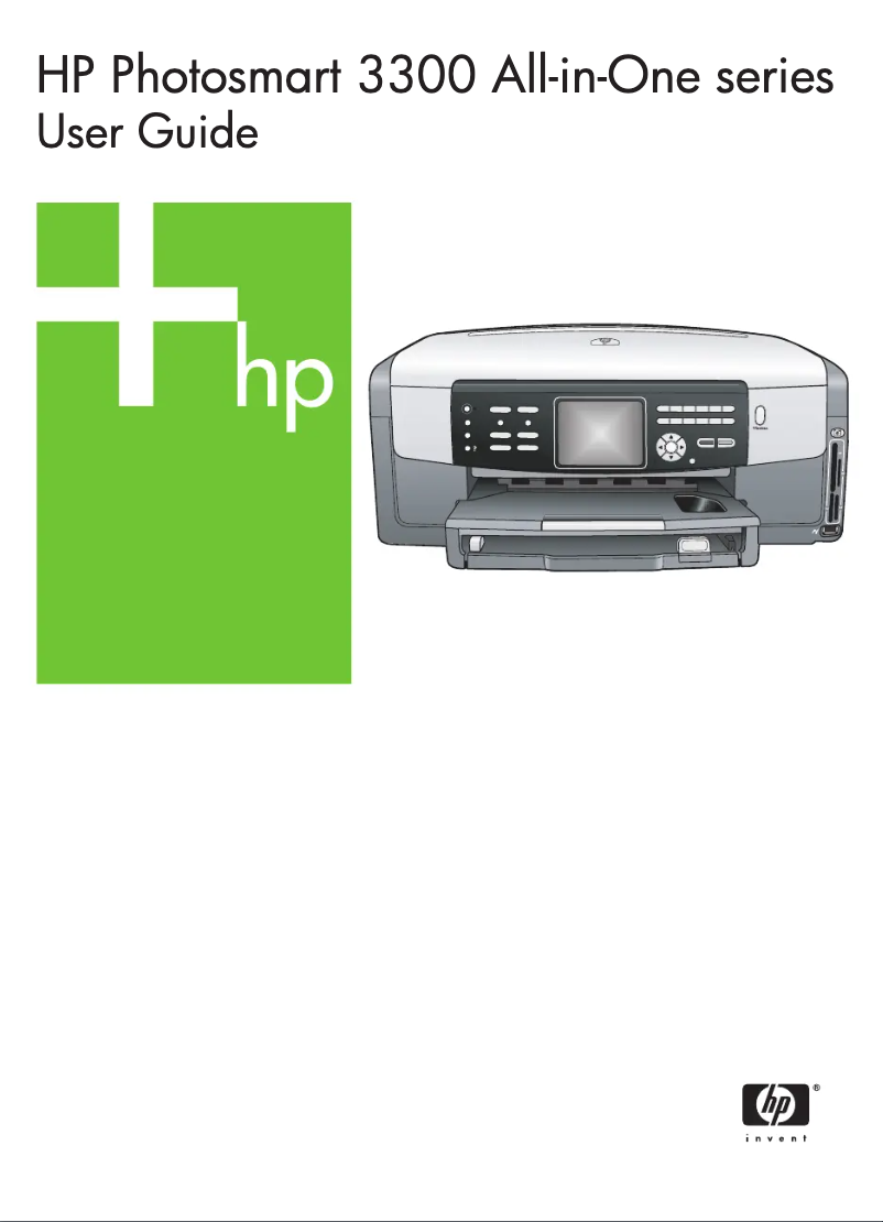 Image de la première page du manuel de l'appareil Photosmart 3310