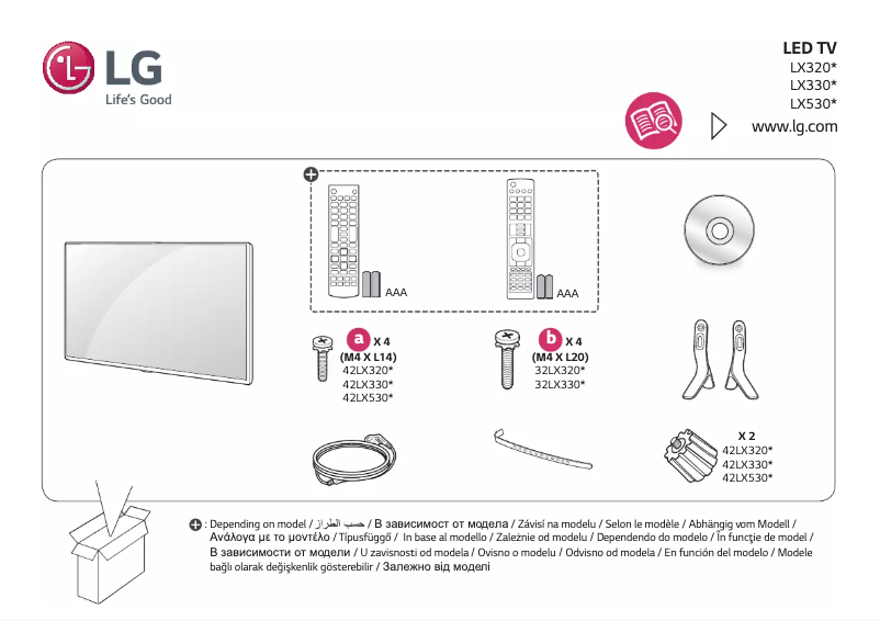 Page n°1 - Manuel utilisateur LG 42LX320C