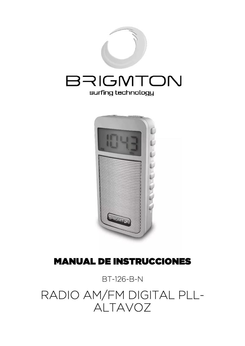 Page 1 de la notice Manuel utilisateur Brigmton BT-126