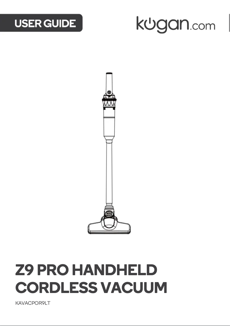 Page 1 de la notice Manuel utilisateur Kogan KAVACPOR9LT