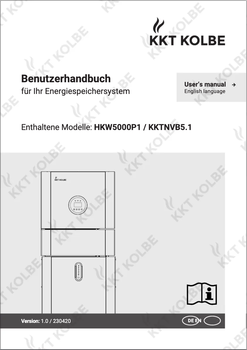 Page 1 de la notice Manuel utilisateur KKT Kolbe POWERSET44
