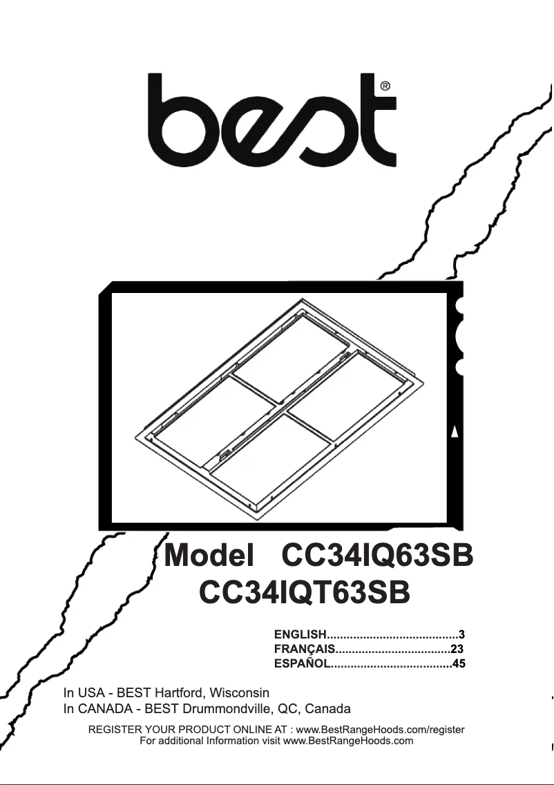 Página 1 del manual Manual de usuario Best CC34IQT63SB