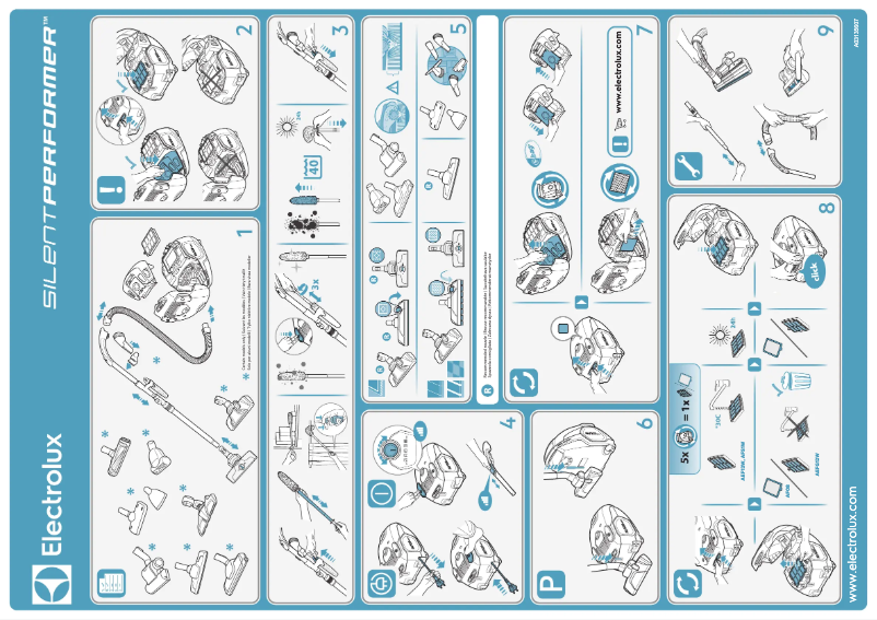 Page n°1 - Mode d'emploi Electrolux SilentPerformer ESP74