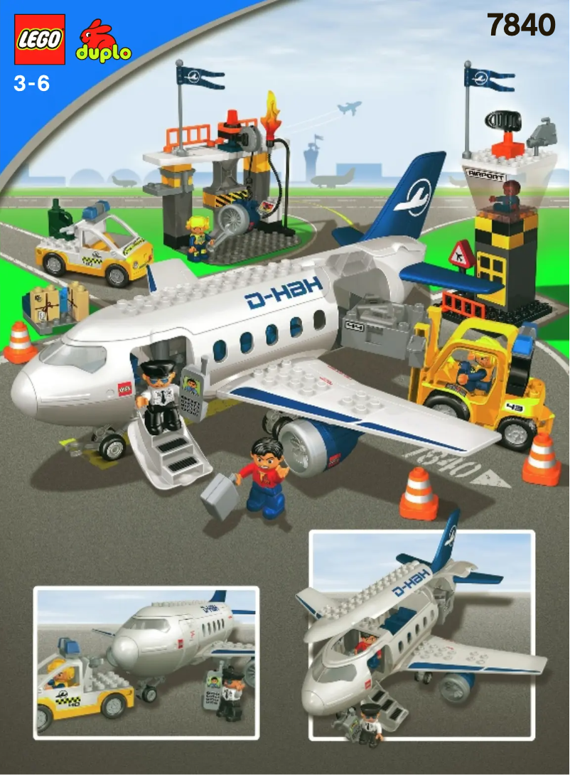 Page 1 de la notice Manuel utilisateur Lego Airport Action Set