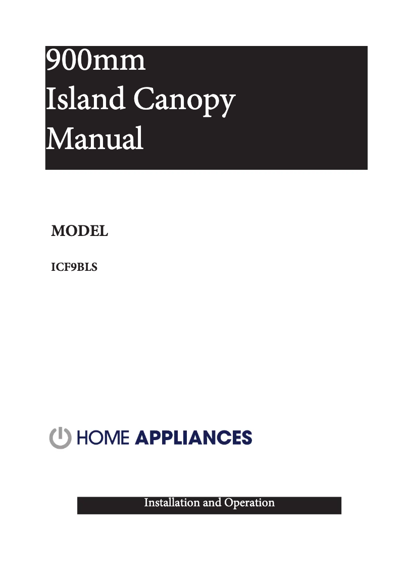 Page 1 de la notice Manuel utilisateur Baumatic ICF9BLS