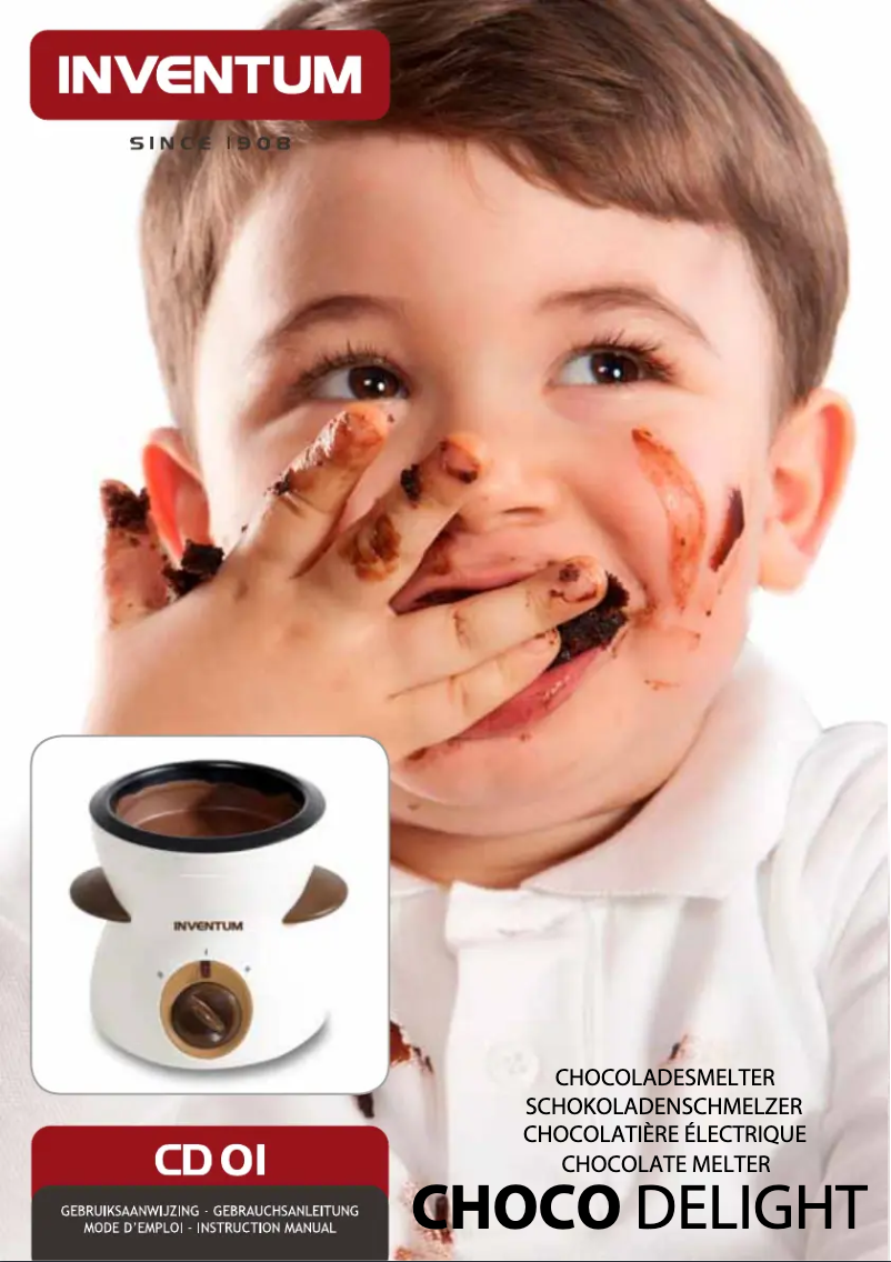 Page 1 de la notice Manuel utilisateur Inventum Choco Delight CD 01