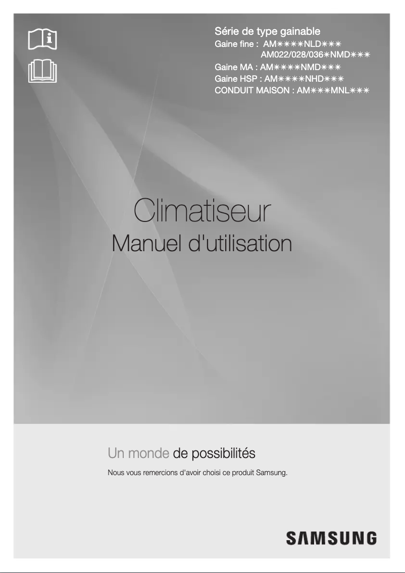 Image de la première page du manuel de l'appareil AM140FNLDEH