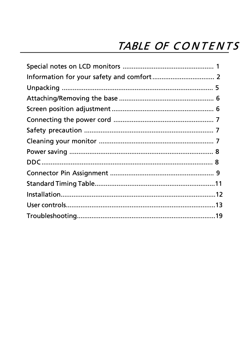 Página 1 del manual Manual de usuario Acer V235HL